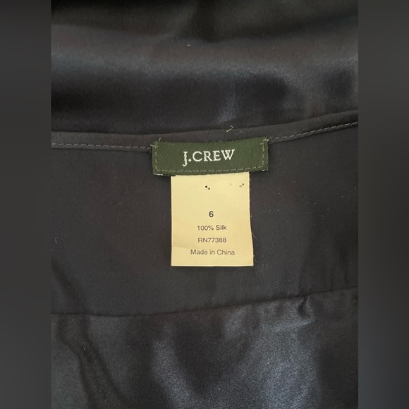 J.Crew Navy 100% Silk Camisole - Picture 7 of 7